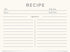 Jot & Mark Recipe Cards 5x7 Inches Blank Double Sided, 50 Count (Modern Minimal)...