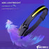 Headlamp, Rechargeable LED Headlamp with Motion Sensor, Up to 1200 lumens and 10 Hours Runtime, 5 Clips and 1 Case, Waterproof Camping Gear for Hi...