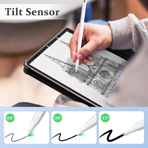 Stylus Pen for iPad, Apple Pencil W/Palm Rejection&Tilt, 13 Mins Fast Charge, MEKO iPad Pen for iPad 6-10,iPad Pro11/12.9"/M4,iPad Air3/4/5/6,iPad...