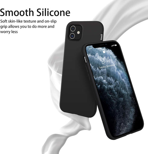 OTOFLY Compatible with iPhone 11 Case,Ultra Slim Fit iPhone Case Liquid Silicone Gel Cover with Full Body Protection Anti-Scratch Shockproof Case ...