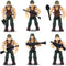 3 otters 6PCS Military Action Figures, Mini WWII Soldiers Army Model Building Block Toys with Military Weapons Accessories for Kids Party Favors G...