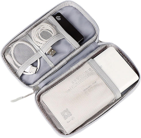 Organizer Bag 4 Compartments Cable Case Electronic Devices Travel Pouch USB Charger Accessories/Cellphone/USB/SD/Charger/Power Bank/Earphone......