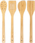 Norpro 12-Inch Bamboo Pointed Spoon, Natural...