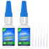 Ceramic Super Glue - 2Pack 20g Rapid-Setting Adhesive for Porcelain & Pottery Repair | Waterproof, High Strength for Dishes, Tiles, DIY Crafts...