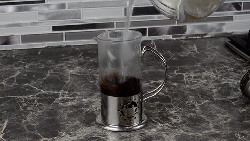 French Press Single Serving Coffee Maker, Small Affordable Coffee Brewer with Highest Filtration, 1 Cup Capacity (12 fl oz/0.35 liter)...