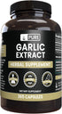 Pure Original Ingredients Garlic Extract (365 Capsules) No Magnesium Or Rice Fillers, Always Pure, Lab Verified...