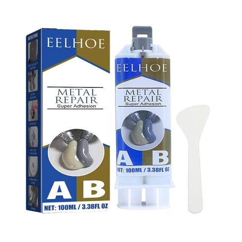 Metal Repair Magic ab Glue 100 Gram, Epoxy Glue Metal, Cold Weld Metal Repair, Crazy Glue Metal Adhesive Paste Heavy Duty, Metal bonding epoxy Put...