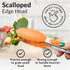 Zulay Stainless Steel Kitchen Tongs with Silicone Tips - Set of 2 (9” & 12”) Locking Cooking Tongs with Non-Slip Grip - Heat Resistant, BBQ Food T...