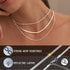 3PCS 18K Gold Plated Layered Necklaces for Women, Bead Coin Bar Pendant Necklace Set- Chain, Choker & Layered Snake Necklaces -Dainty Gold/Silver ...