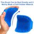 2 Pack Dog Grooming Brush, Premium Pet Bath Brush with Adjustable Ring Handle for Bathing - Massaging -Hair Removal - on Wet or Dry Hair, for Long...