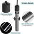 HITOP Mini Submersible Aquarium Heater - 25W 50W 100W 200W 300W Small Heater for Fish Tank 1-70 Gallon with Controller (25W)...