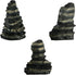 Mountain View Stone Aquarium Decor, Artificial Rocks Stone Aquarium Ornament Fish Tank Decoration, Aquarium Decorations Rock Cave Landscape (3pcs/...