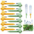 12 Pack Self Watering Spikes for Plants, Automatic Plant Watering Devices with Slow Release Control Valve, Adjustable Self Watering Planter Insert...