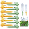 12 Pack Self Watering Spikes for Plants, Vacation Automatic Insert Irrigation Devices, Plant Water System with Adjustable Control Valve Switch Des...