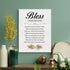 LEXSIVO Home Blessing Print Canvas Wall Art Home Decor Bless This House and Those Within Bless Our Giving and Receiving Painting 12x15 Canvas Post...