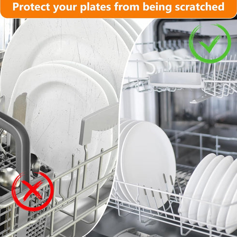 Cenipar Dishwasher Rack Tine Prong Repair End Cover Caps (100pcs) Anti Slip 1 inch Round Tips...