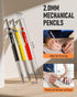Nicpro 16 Pack Mechanical Carpenter Pencil Set with 42 Refill & Carbide Scribe Tool, Construction Pencils Heavy Duty Woodworking Pencils for Archi...