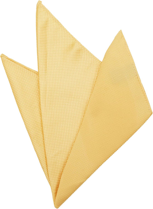 Jacob Alexander Woven Subtle Mini Squares Pocket Square Handkerchief...