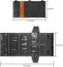 Linkidea Pocket Knife Display Bag, Tactical Knives Roll Bag, Folding Small Knife Storage Pouch, Camping Knife Organizer Carrying Bag with 18 Slots...