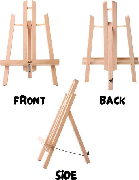 Mr. Pen- Small Easels for Painting, 11 Inch, Wooden, Easels for Painting Canvas, Canvas Holder for Painting, Table Top Easels, Easel Stand for Pai...