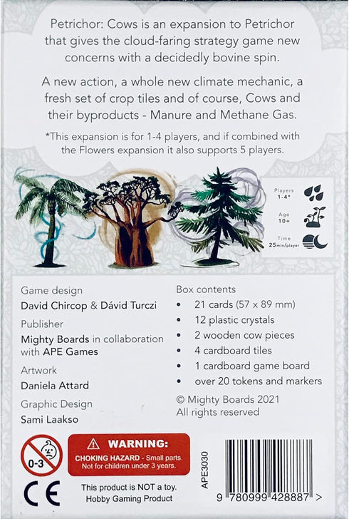Petrichor: Cows Expansion - Ages 10+, 1-4 Players, 25 Min Per Player...