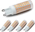 G9 Led Bulb, 8W G9 Led Bulb Dimmable, Bi Pin Base(Led Bulb G9 Base), Warm White 3000k, 100W Equivalent Crystal Chandelier, G9 Led Light Fixture Us...