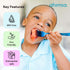 Ahimsa Stainless Steel Forks & Spoons | Cutlery Set | Kids Utensil Set | 100% BPA Free & Dishwasher Safe (Iridescent Blue)...