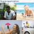 Phone Umbrella for Sun, Cell Phone Umbrella Sun Shade, Umbrella for Phone with Universal Adjustable Piggy Suction Cup Stand, Sun Shade Cover for P...
