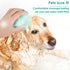 Dog Cat Bath Brush Comb Silicone Pet Grooming Brush Bath Shampoo Massage Dispenser Shower Brush For Short Long Haired Dogs And Cats(heart blue)...