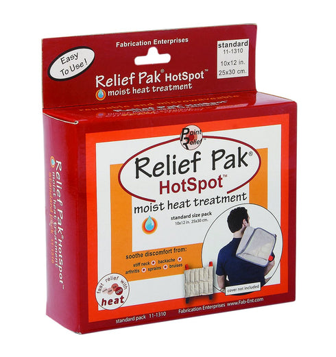 Relief Pak-11-1310 Moist Heat Pack to ease Aches and Pains Standard Size - 10" x 12"...