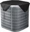Qualward Air Conditioner Covers for Outside Units, AC Cover for Outdoor Central Unit Top Heavy Duty Water-Resistant Fits Up to 32 x 32 Inch, Black...