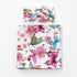 Galabloomer Receiving Blanket Headband Set Flower Print Baby Swaddle Receiving Blankets (pink butterfly)...