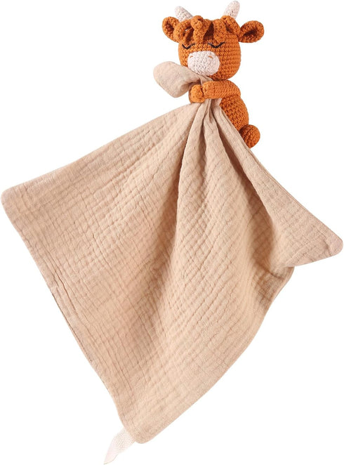 Baby & Infant Essentials - Educational Baby Rattle Toy, Plush Teddy Cow Comforter, Handmade Crochet Animal Soft Toys, Crochet Sleeping Fairy Dolls...
