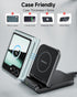 Wireless Charger for Samsung Z Flip 6, SwanScout 501S, Foldable Fast Wireless Charging Stand for Galaxy Z Flip 6/5/4/3, Charging Station for Samsu...