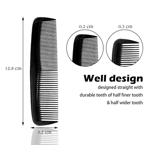 Soft 'N Style Hair Care 4-Pack Comb - Not Breakable - mens comb/fine tooth comb/peines para cabello...