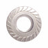 Serrated Flange Nuts - 1/2"-20 (10-Pack) Fine, Plain Finish, Stainless Steel 18-8 Hex Lock Hardware Nuts for Industrial & Home Use...