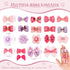 20 Pcs Dog Hair Bows for Small Dogs Hair Accessories Puppy Hair Bows for Dogs Small Dog Bows Cute Grooming Bows with Rubber Bands Handmade Puppy B...