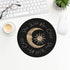 Stay Wild Moon Child Mystical Burning Sun and Crescent Moon Aesthetic Spiritual Mouse Pad 8.7 x 8.7 Inches,Non-Slip Rubber Base Mousepads for Home...
