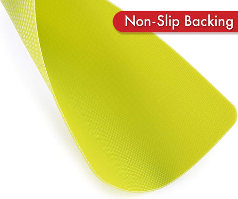 Dexas Heavy Duty Grippmat Flexible Cutting Board Set of Four, 8 by 11 inches, Gray, Red, White and Green...