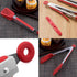 Cooking Tongs 9 inches and 12 inches Stainless Steel Kitchen Silicone Serving Tong Heat Resistant Meat Turner Spatula Tong Fish Tongs with Locking...