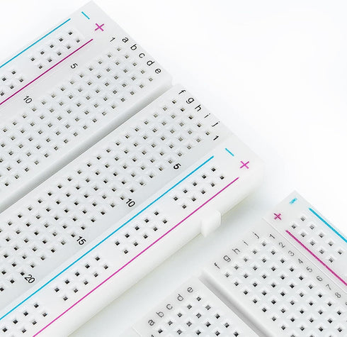 SunFounder 5PCS Breadboards Kit Include 3PCS 830 Point 2PCS 400 Point Solderless Breadboard Compatible for Arduino Proto Shield Distribution Conne...