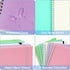 EOOUT 5 Pack Lined Paper Notebook 5.7 x 8.4 Inches College Ruled Spiral Notebook Journal for School, Office, Artist Writing/Drawing (Pink, Blue, G...