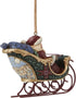 Enesco Jim Shore Heartwood Creek Santa in Sleigh Event Ornament...