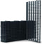 8 Pieces 5.9x11.8in (15X30cm) Aquarium Grid Plastic, Fish Tank Divider, Egg Crate for DIY Filtration and Bottom Protection in Aquascaping (Black-N...