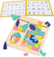 3 otters Wooden Puzzles Blocks, 3-in-1 Wooden Russian Blocks Geometric Tangram Montessori STEM Educational Toys Intelligence Brain Teasers Toy for...