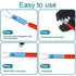 180PCS Fork Connectors Heat Shrink, Fork Connector Tinned Copper, Fork Terminals Waterproof #10, 12-10 16-14 22-16 Gauge....