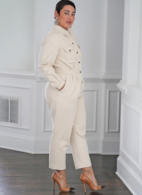 Simplicity Misses' Long Sleeve Jumpsuits Sewing Pattern Kit by Mimi G Style, Design Code S9822, Sizes 8-10-12-14-16, Multicolor...