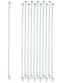EISCO 10PK Glass Stirring Rods, 11.8" - Spade & Button Ends, 6mm Diameter - Excellent for Laboratory or Home Use - Borosilicate 3.3 Glass...