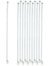 EISCO 10PK Glass Stirring Rods, 11.8" - Spade & Button Ends, 6mm Diameter - Excellent for Laboratory or Home Use - Borosilicate 3.3 Glass...