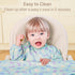 All-in-one Coverall Bib, Baby Feeding Bibs, Long Sleeve, BLW Bibs Covers baby and high chair...